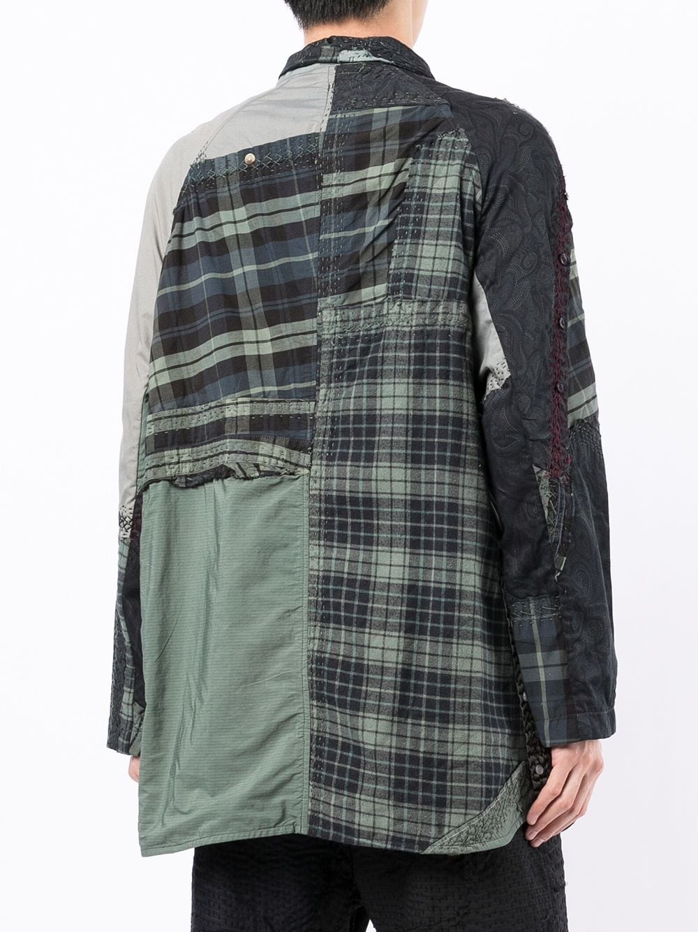 PATCHWORK COTTON SHIRT - 4