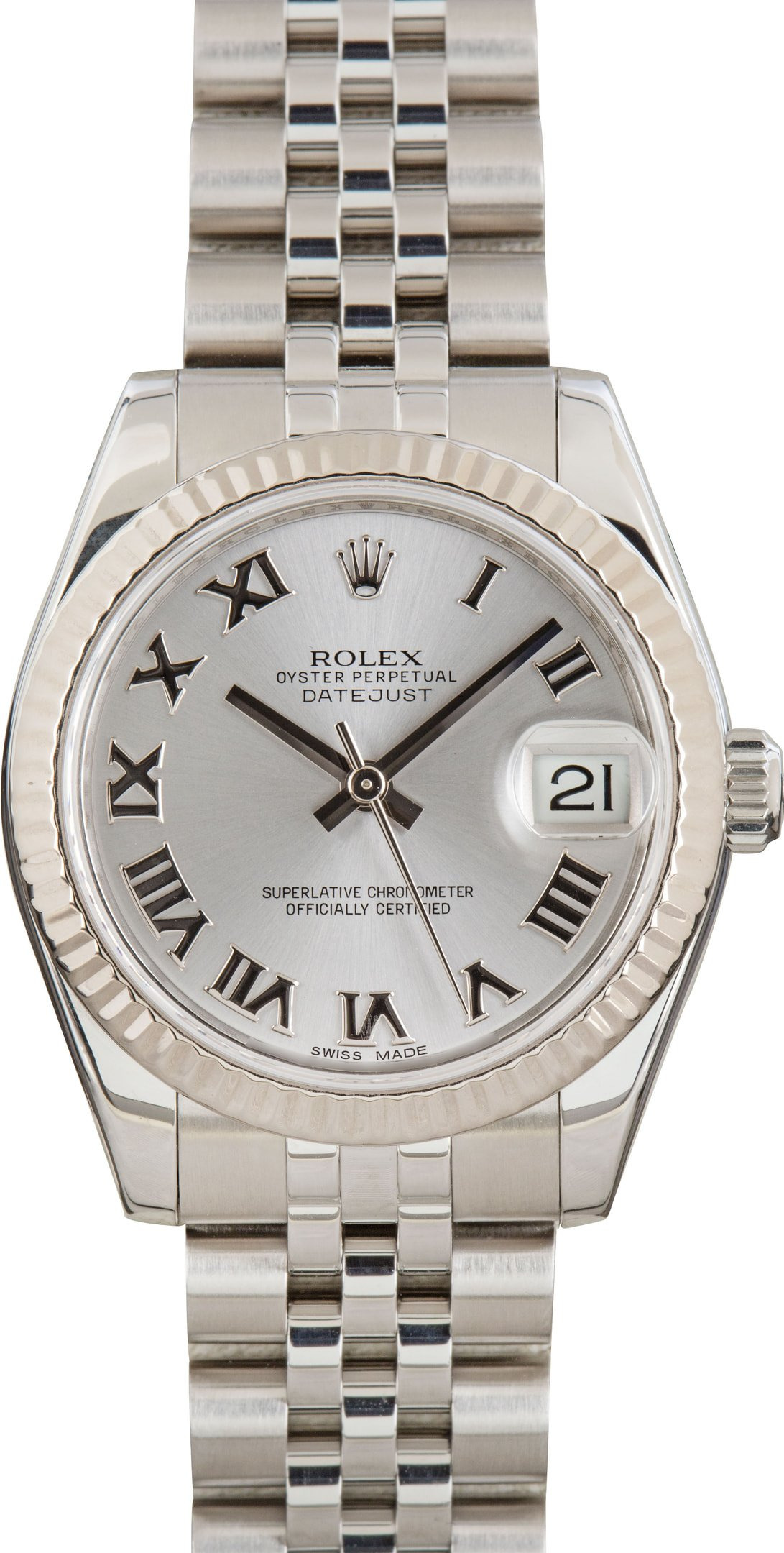 Ladies Rolex Datejust 31 ref 178274 Rhodium Dial - 1