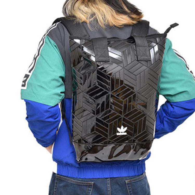 adidas Originals Roll-Top Backpack 'Black' FL9675 - 4