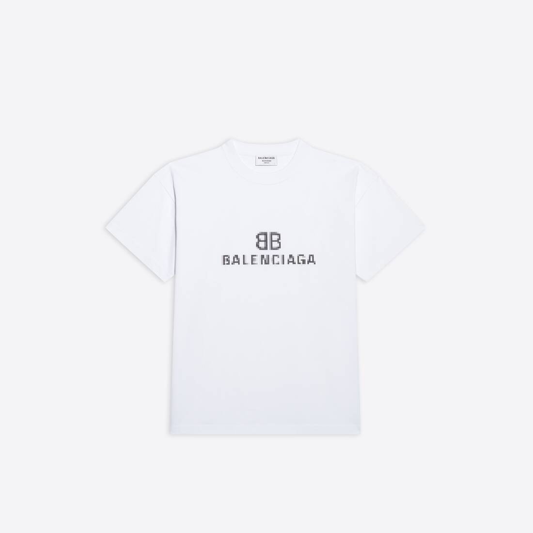 Women's Bb Pixel Medium Fit T-shirt in White - 1