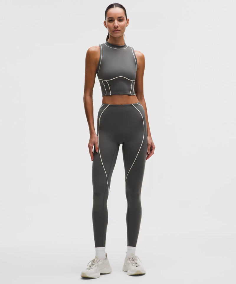 Ultralu Contour-Seam Cropped Tank Top 3