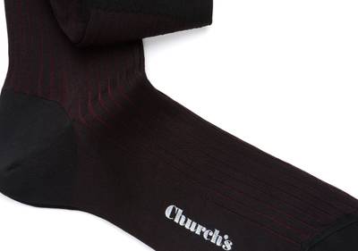 Church's Contrast ribbed long socks
Cotton Ribbed Long Black outlook