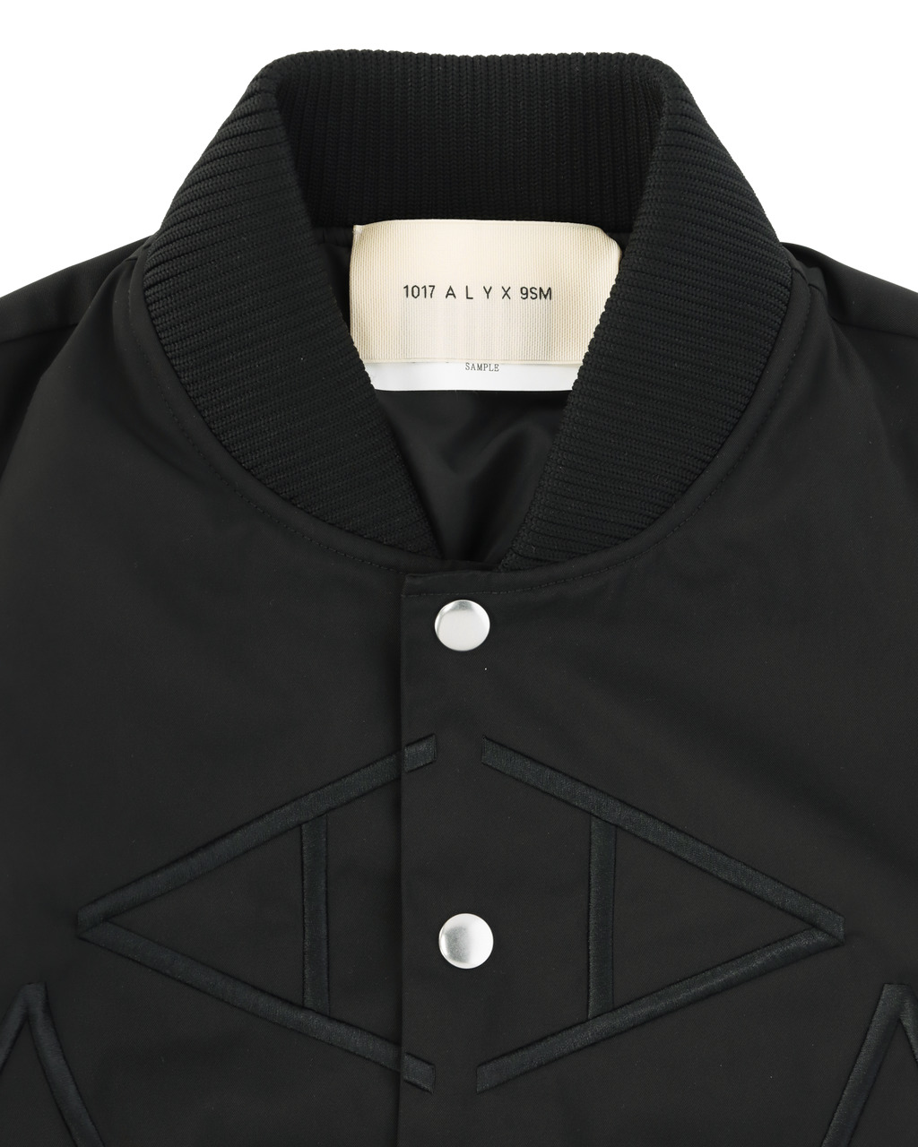 NYLON LOGO VARSITY JACKET - 6