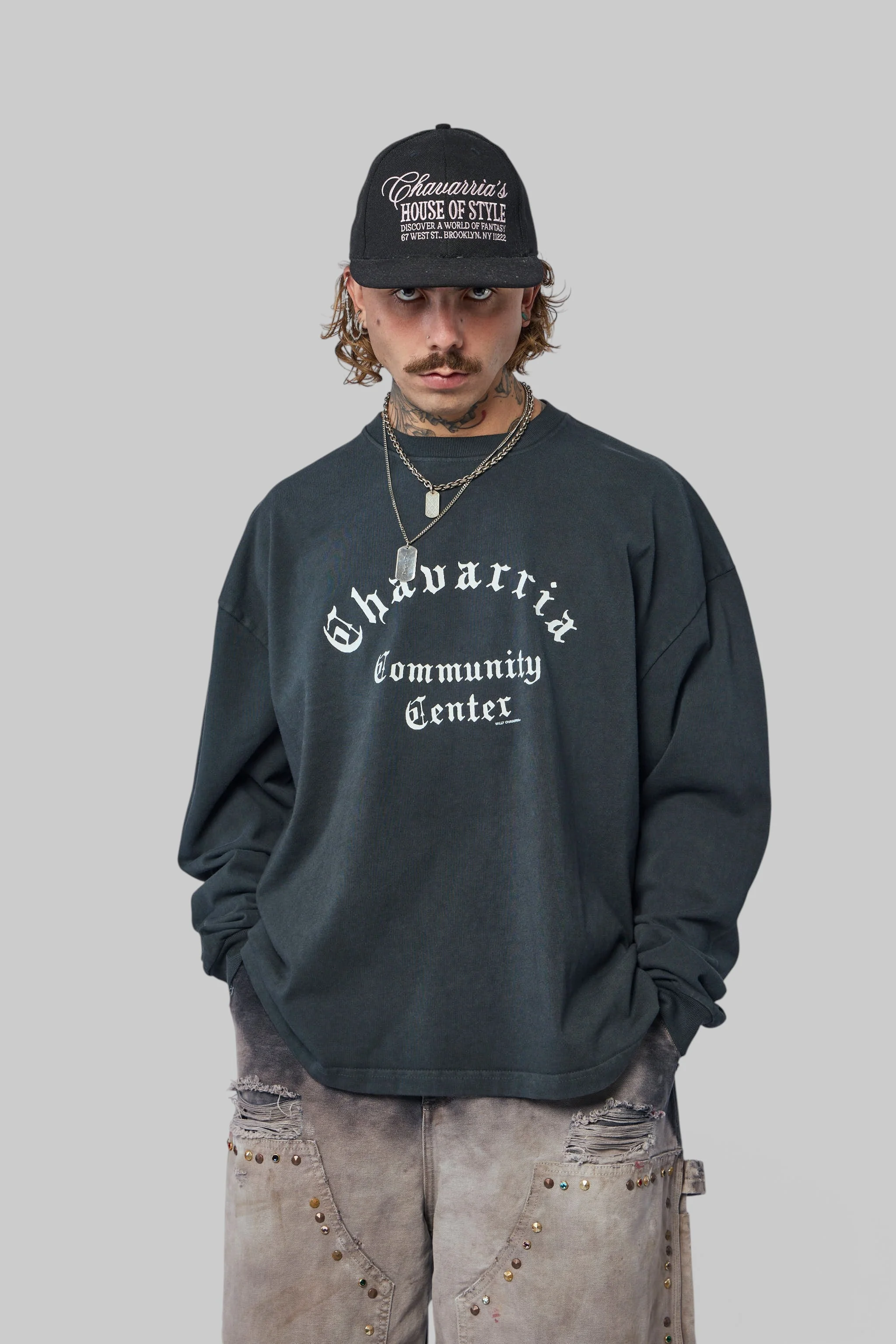 Community Center Ls Buffalo Tee - 1