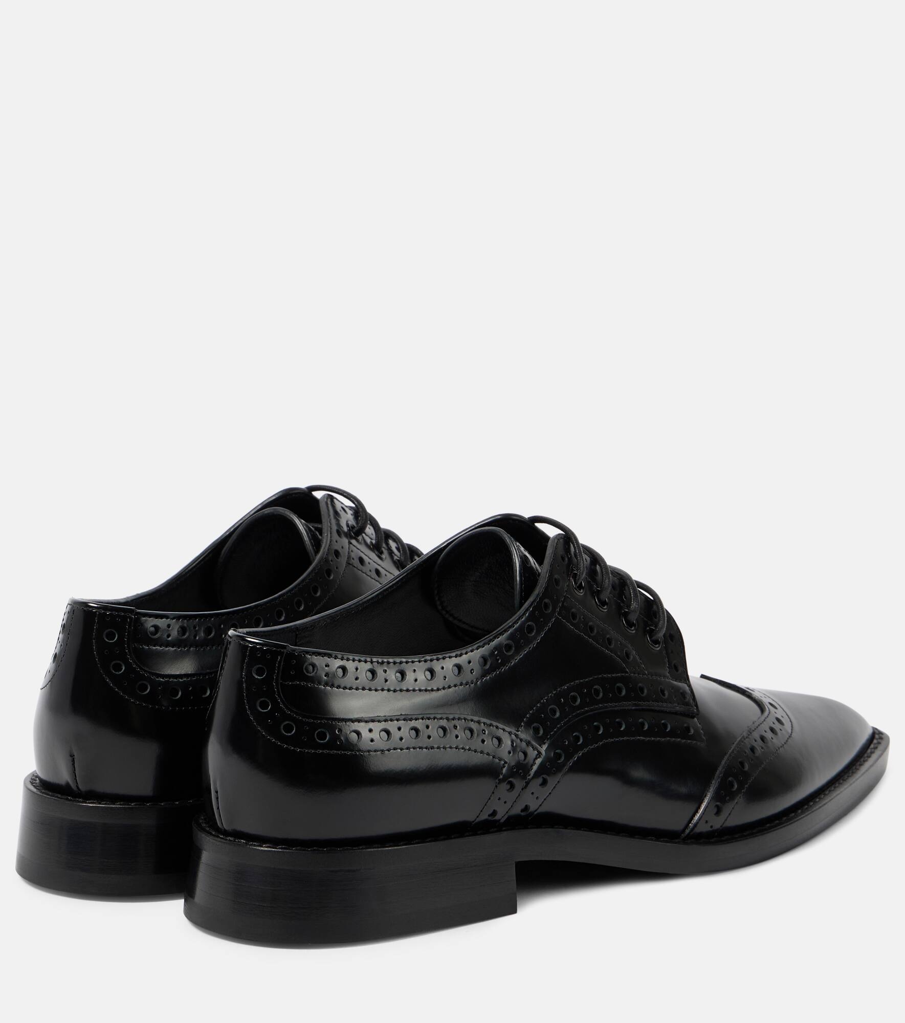 Leather brogues - 3