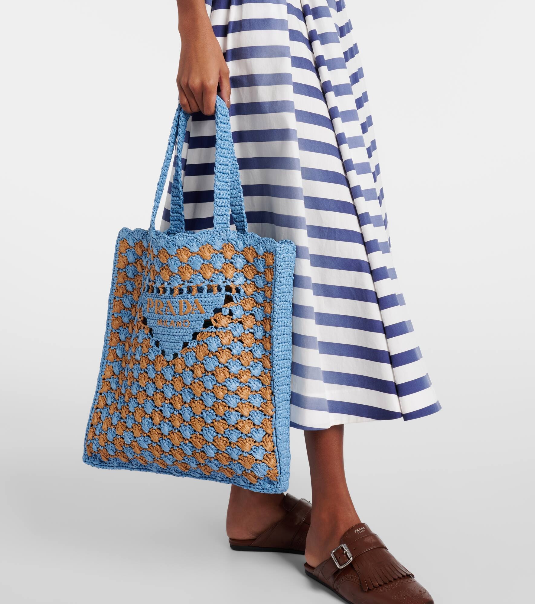 Logo crochet shopper - 7