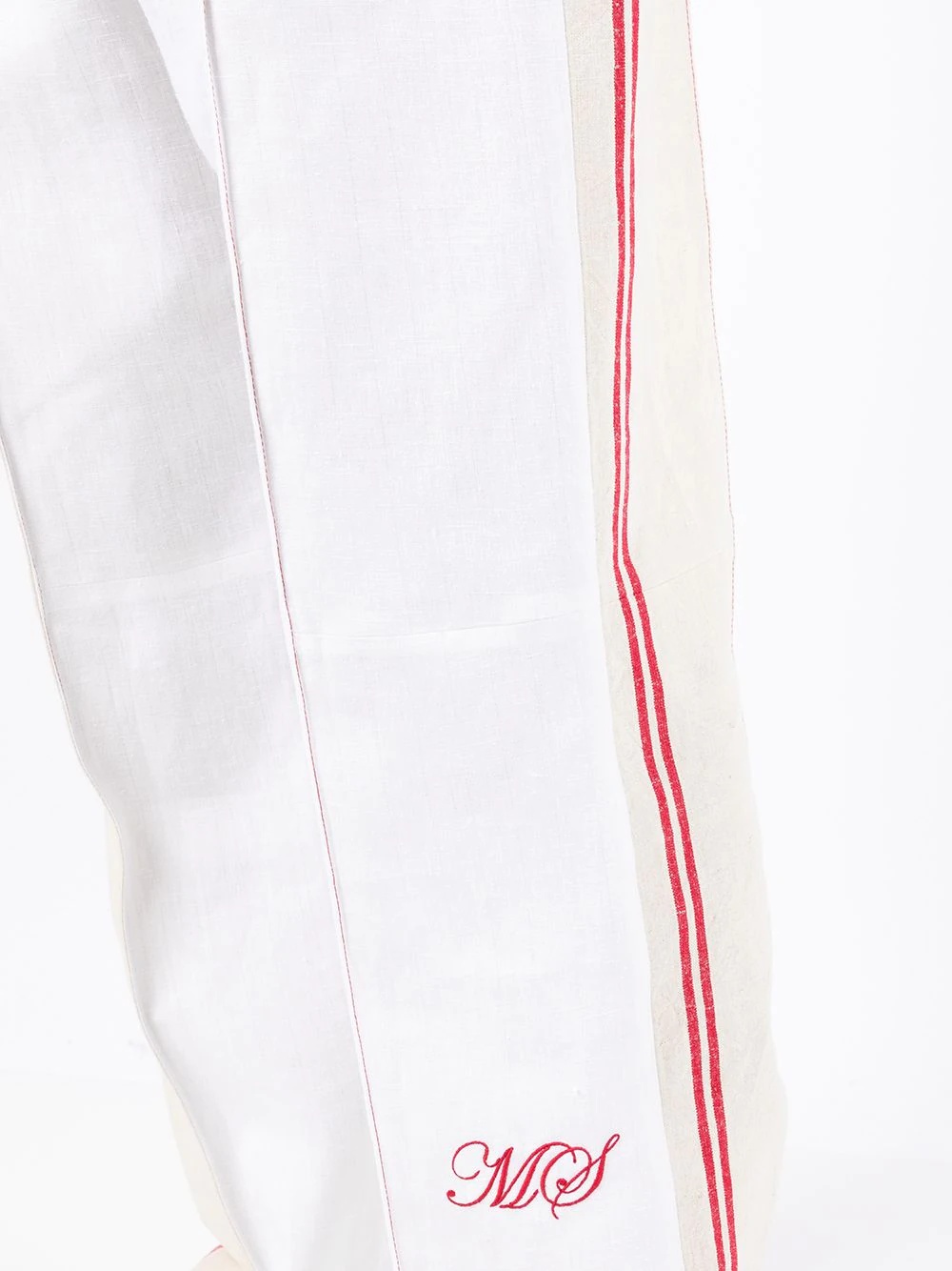 side-stripe track pants - 5