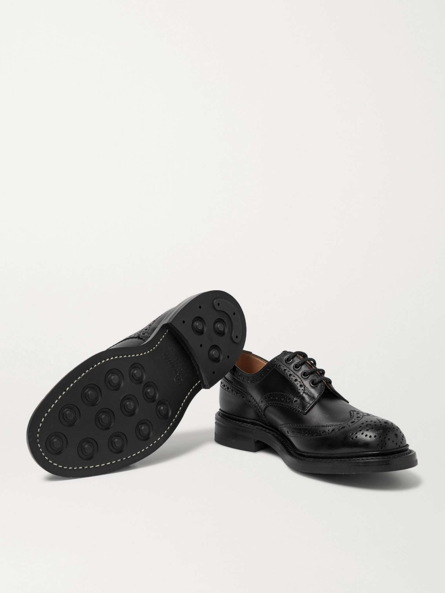 Bourton Leather Wingtip Brogues - 7