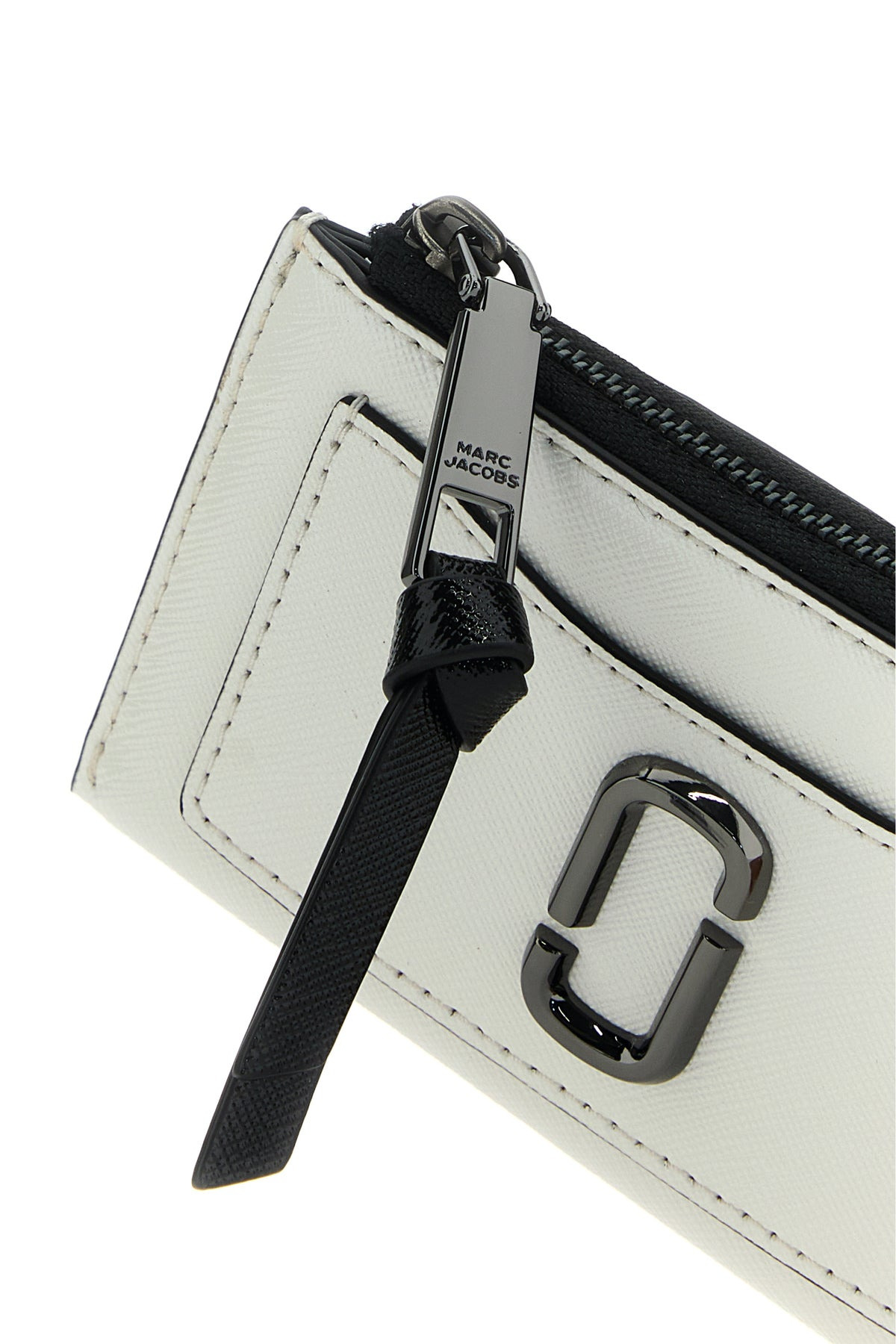 White leather Utility Snapshot wallet - 4
