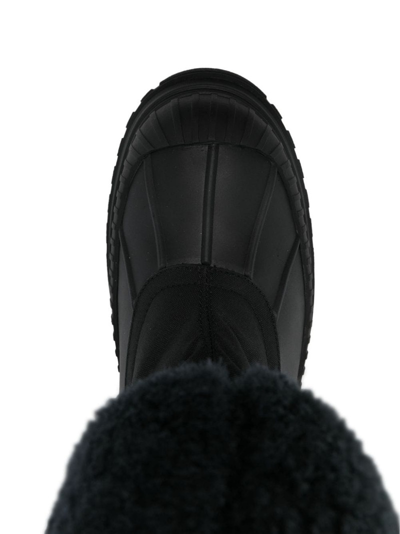 faux-shearling-trim boots 4