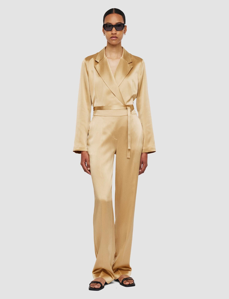 JOSEPH Tova Silk Satin Trousers outlook