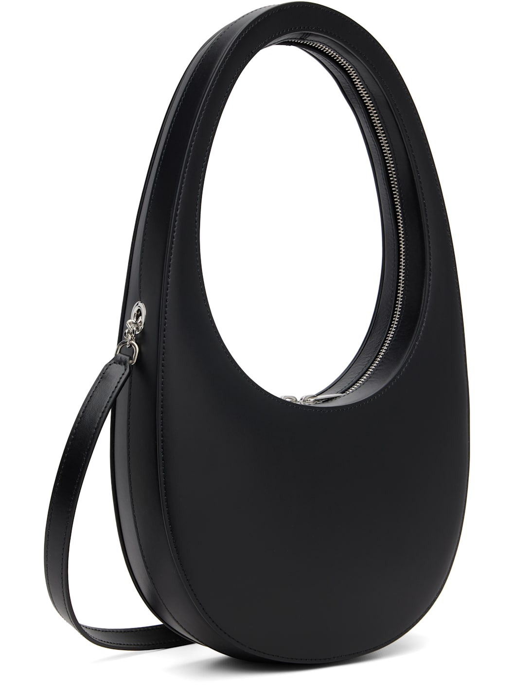 Black Crossbody Swipe Bag - 3