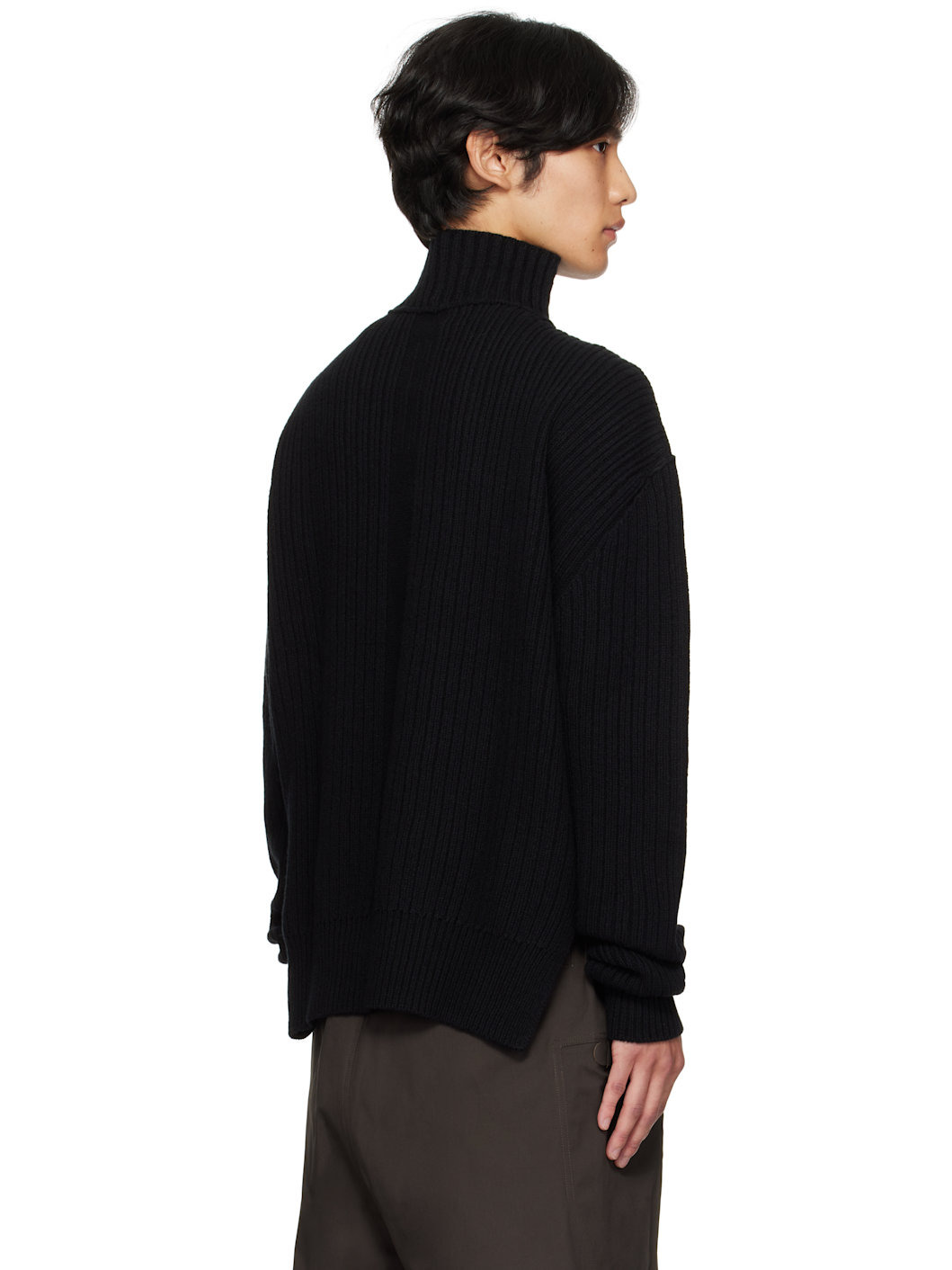 Black Concordians Turtle Neck Sweater - 3