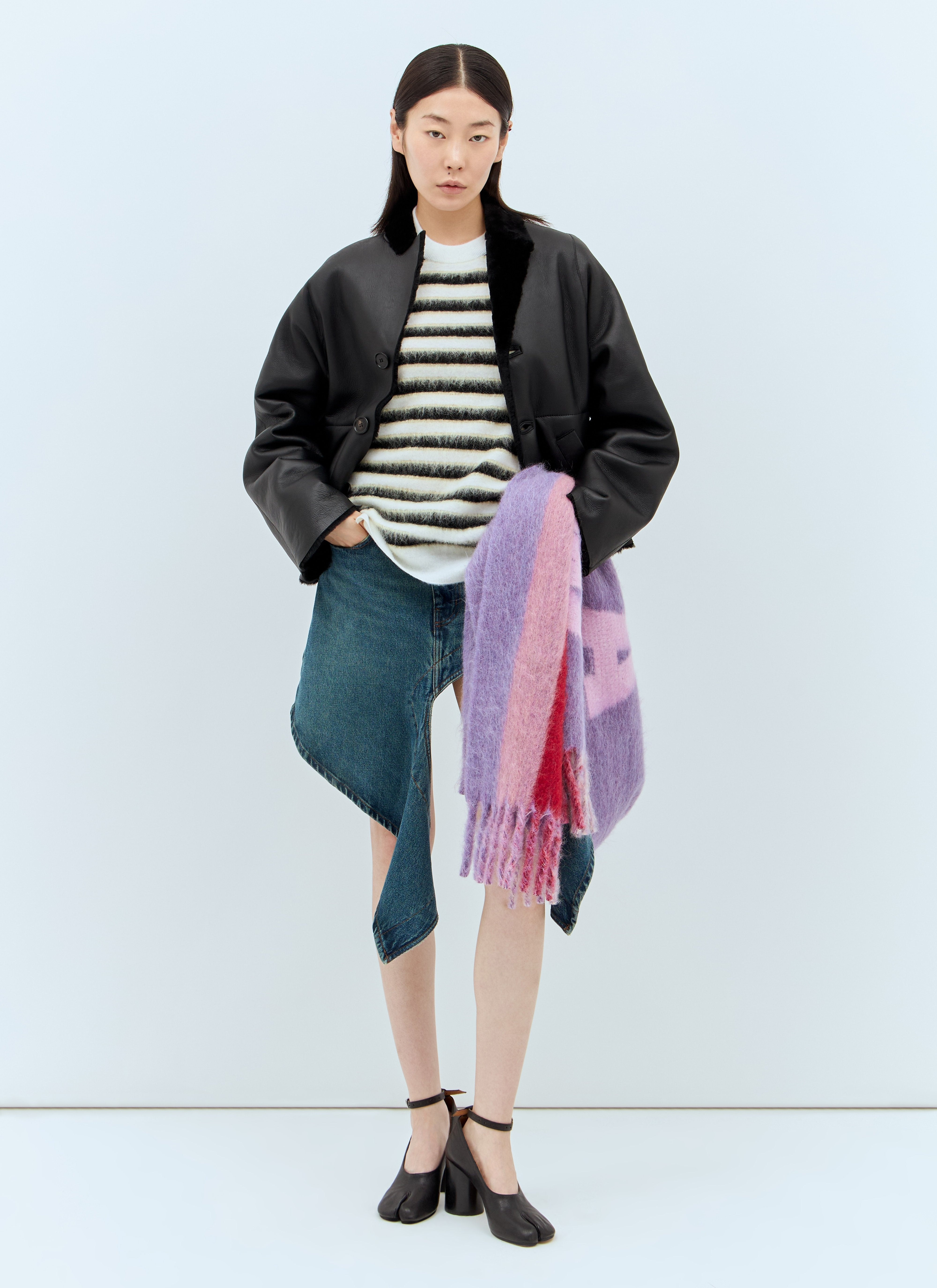 Marni Women Striped Wool-Mohair Sweater - 3