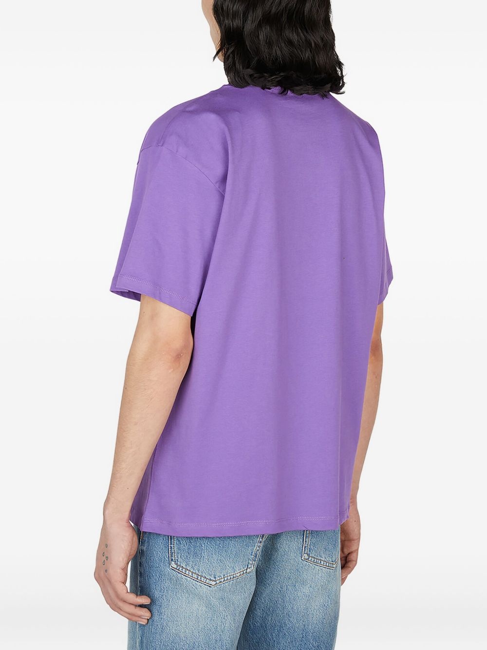 crew-neck printed T-shirt - 4