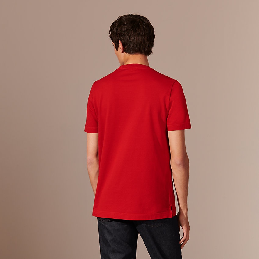 "H" embroidered T-shirt - 3