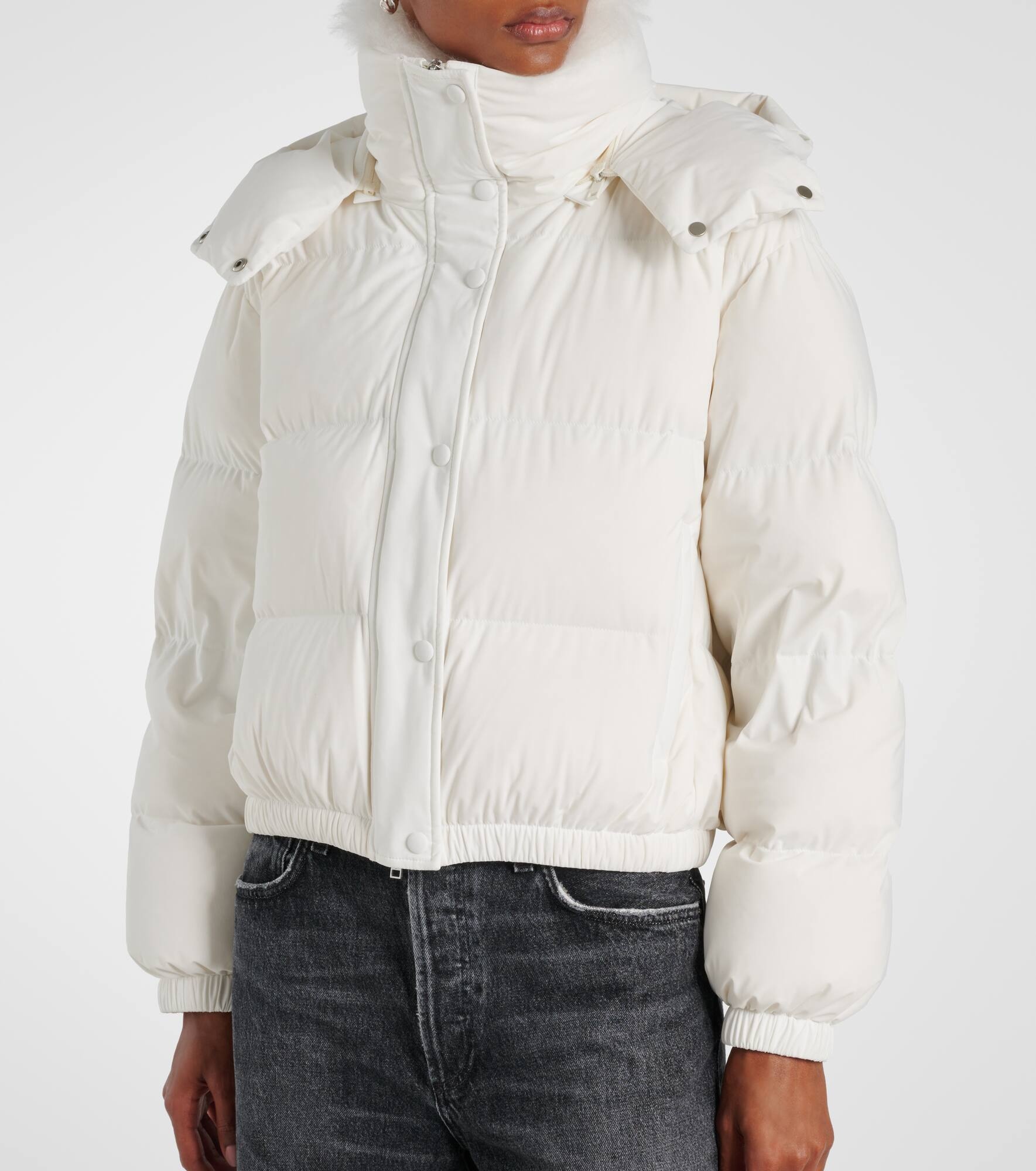 Quilted down jacket - 6