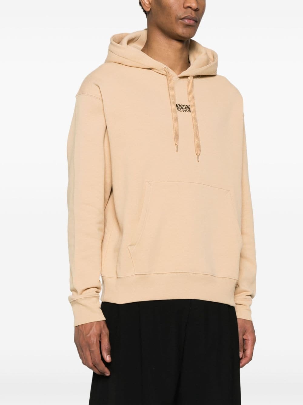 logo-embroidered hoodie - 3