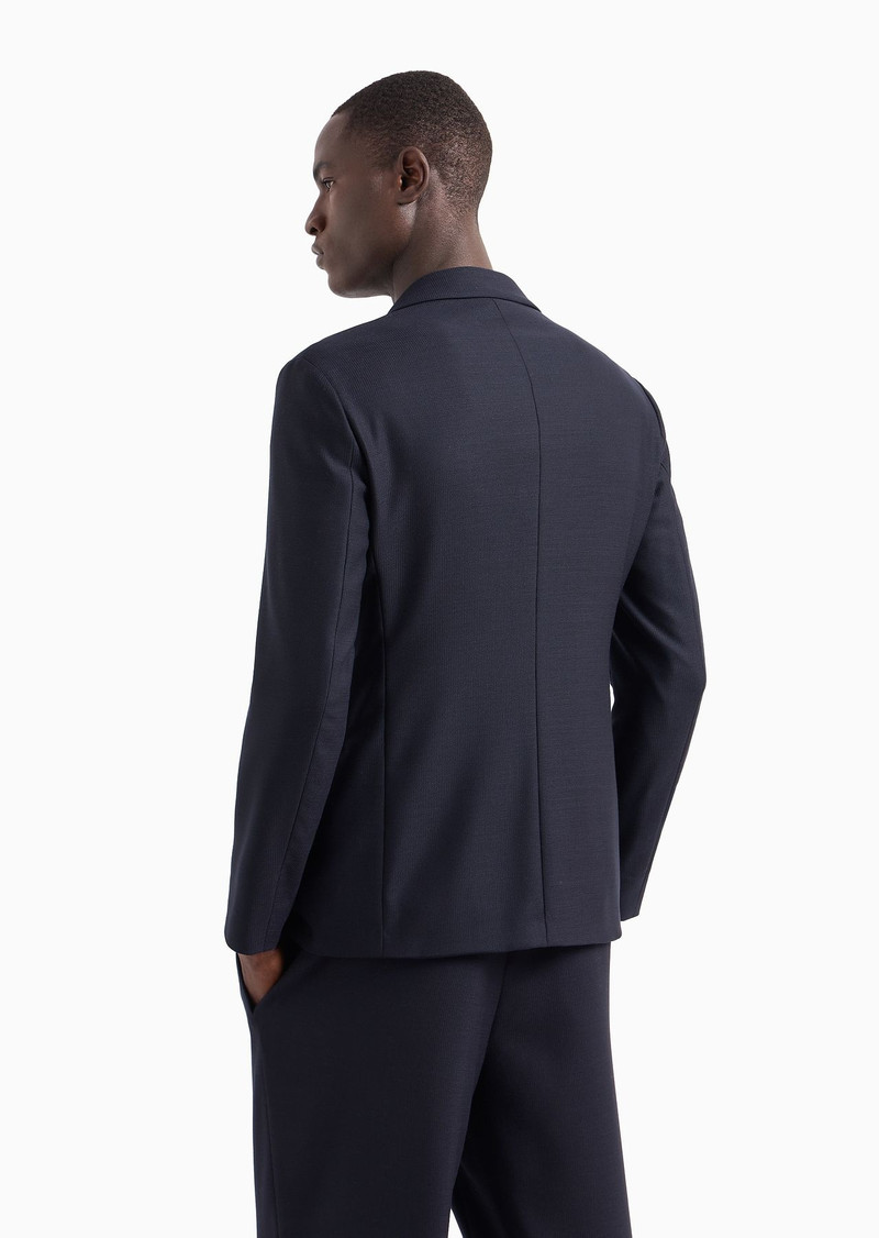 Single-breasted, virgin-wool jacket 3