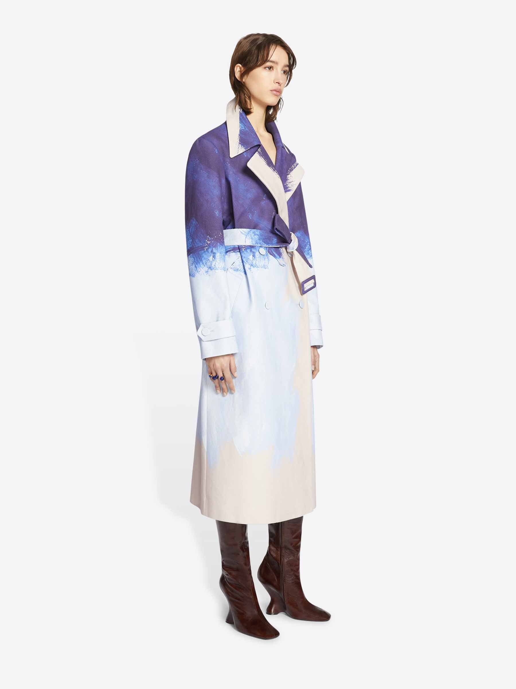 MAC PRINTED TRENCH COAT - 3