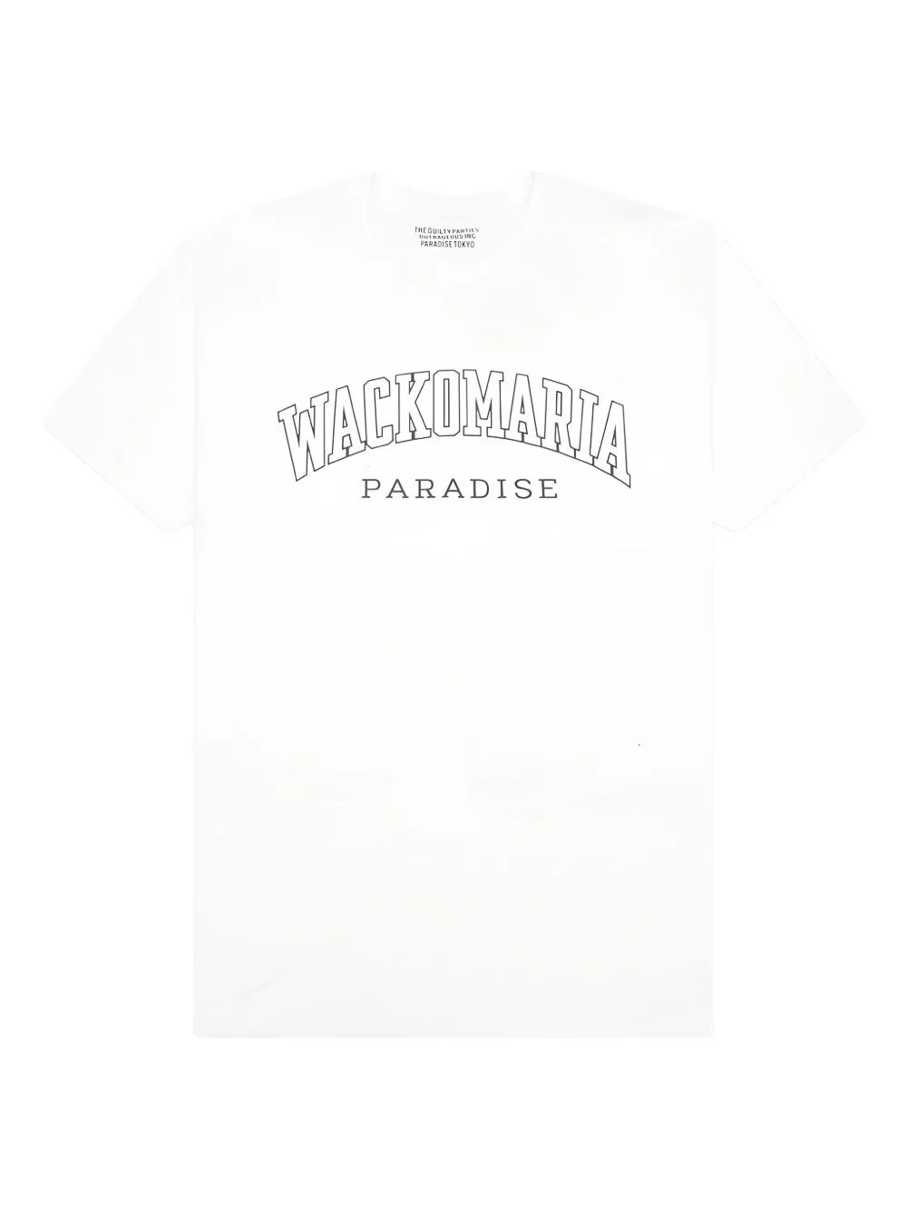 logo-lettering crewneck T-shirt - 1