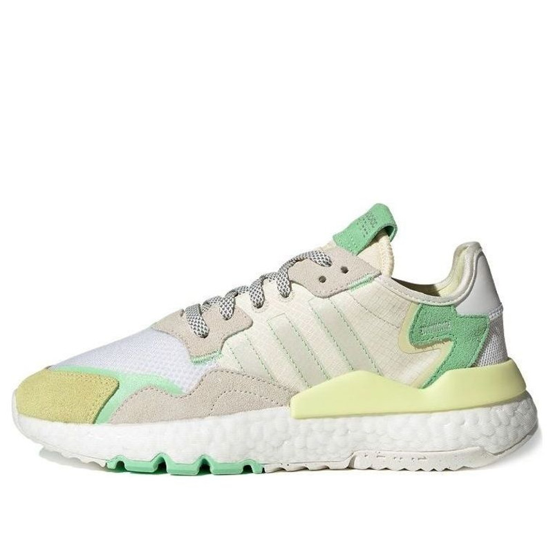 (WMNS) adidas originals Nite Jogger 'White Yellow Green' FY3104 - 1