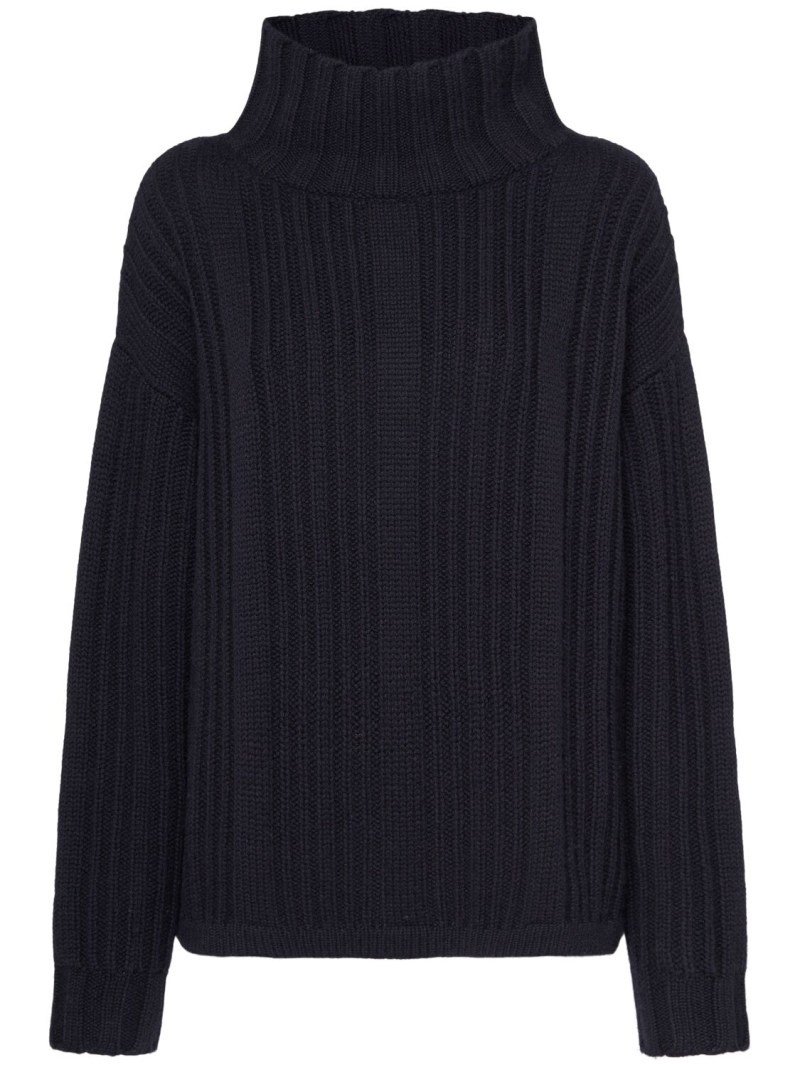 Vitalba wool knit turtleneck sweater - 1