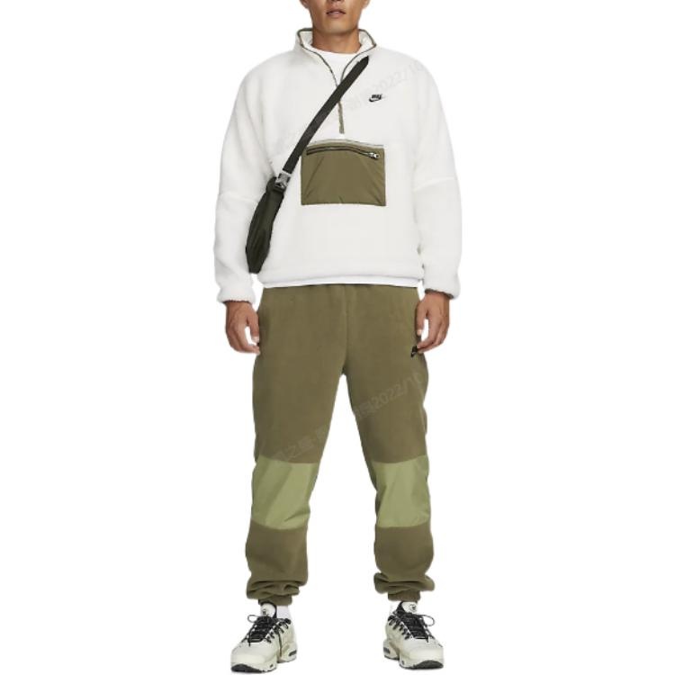 Nike Club Winter half-zip fleece jacket 'White olive' DQ4881-133 - 2