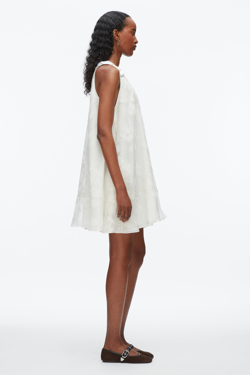 3.1 Phillip Lim Flocked Organza Trapeze Dress outlook