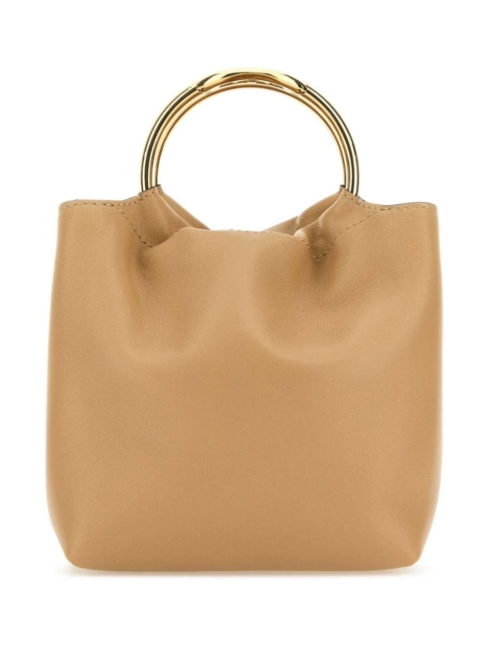 leather bucket bag - 1