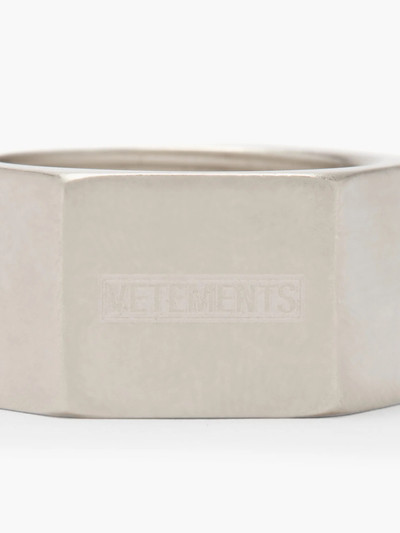 VETEMENTS Nut logo-engraved ring outlook