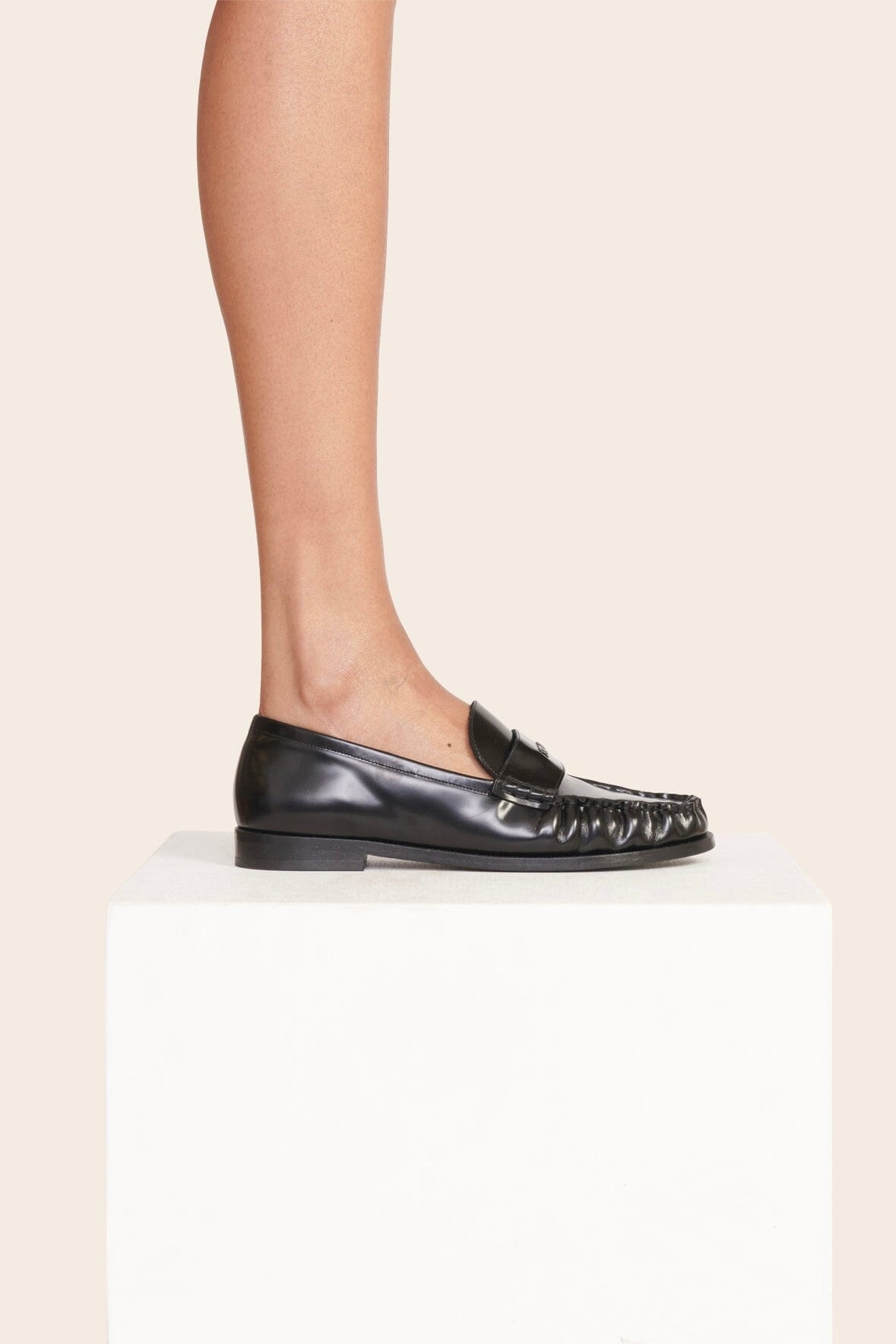 STAUD LOULOU LOAFER BLACK - 6