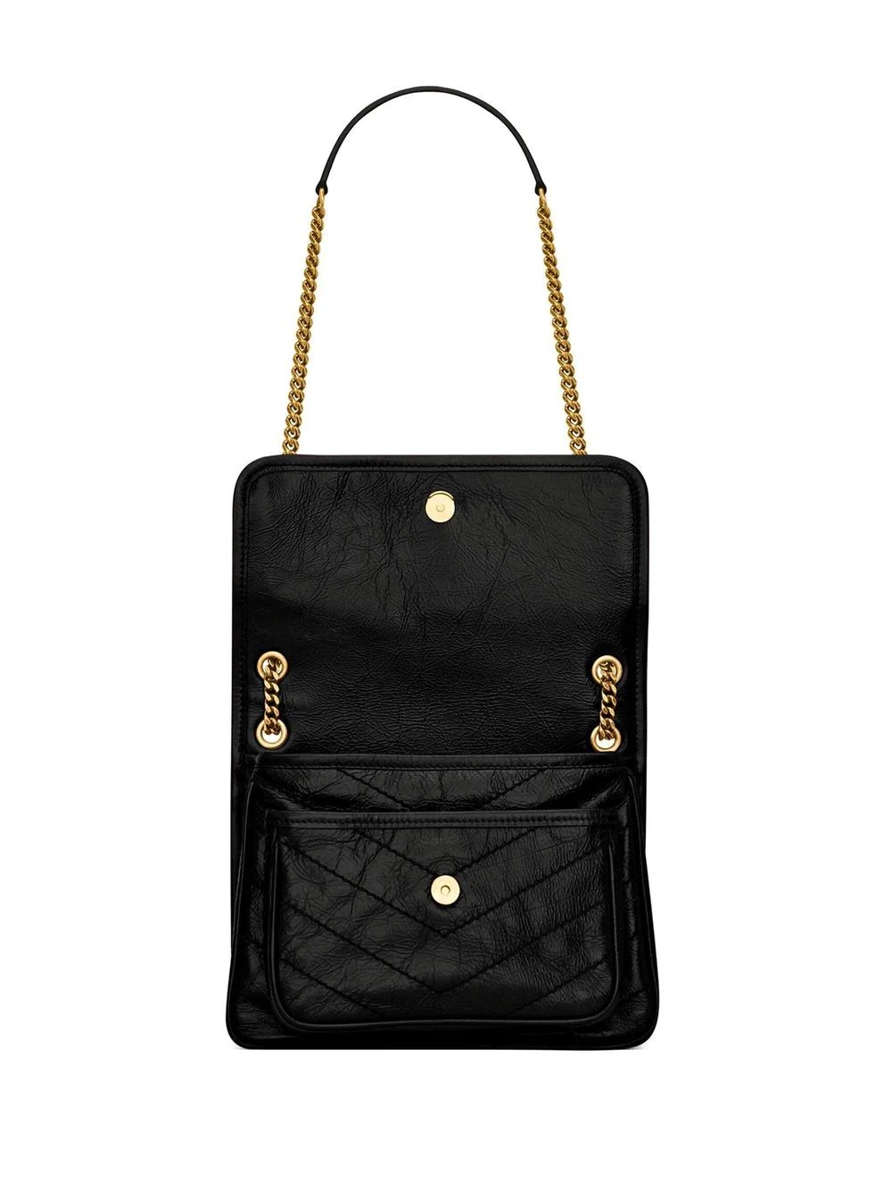 Niki logo-letter shoulder bag - 4