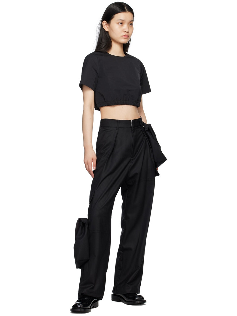 ADER error Black Flut T-Shirt outlook