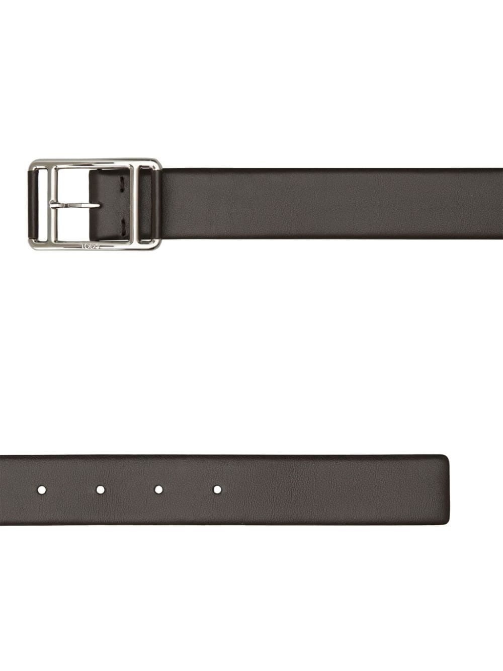 leather buckle belt - 2