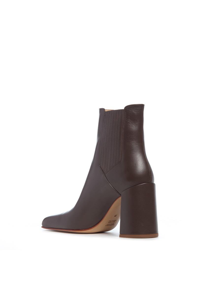 GABRIELA HEARST Luke High Heel Boot in Chocolate Leather outlook