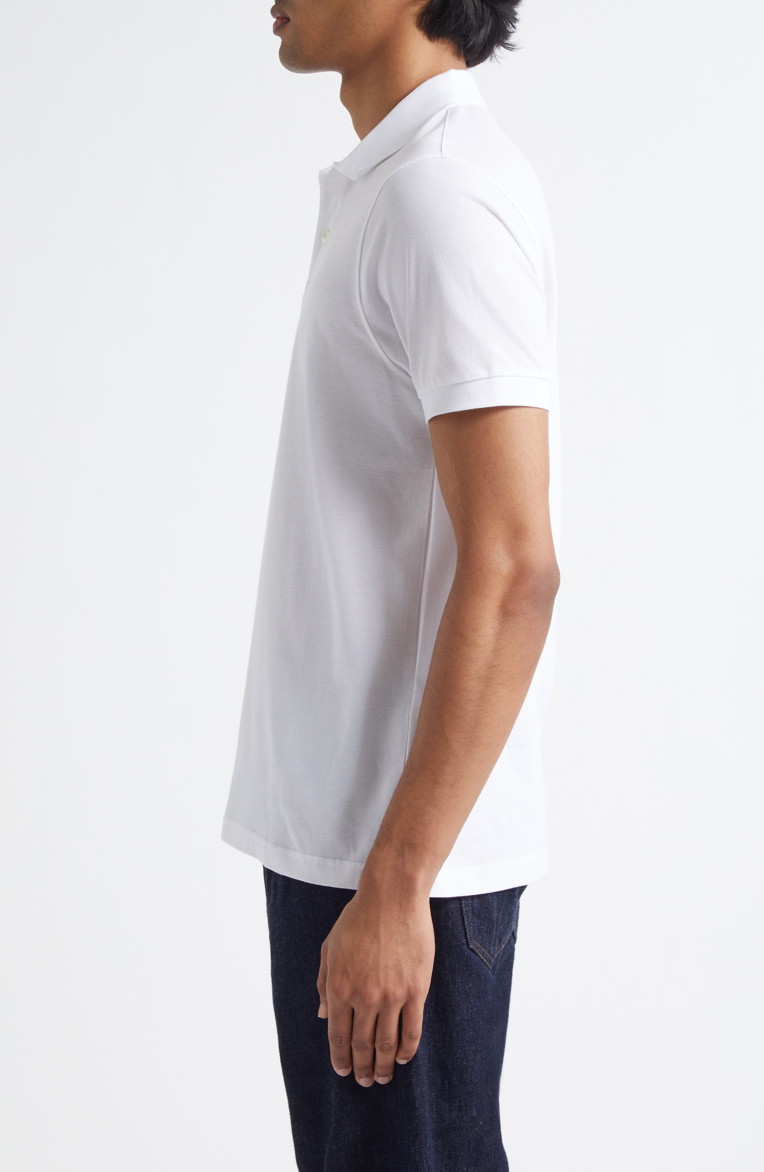 Sunspel Cotton Piqué Polo in White at Nordstrom - 3