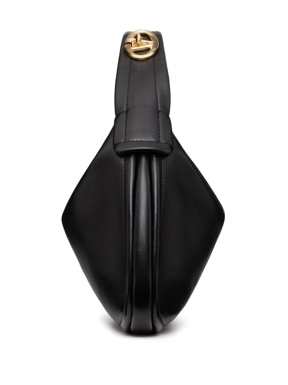 VLogo Signature leather shoulder bag - 5