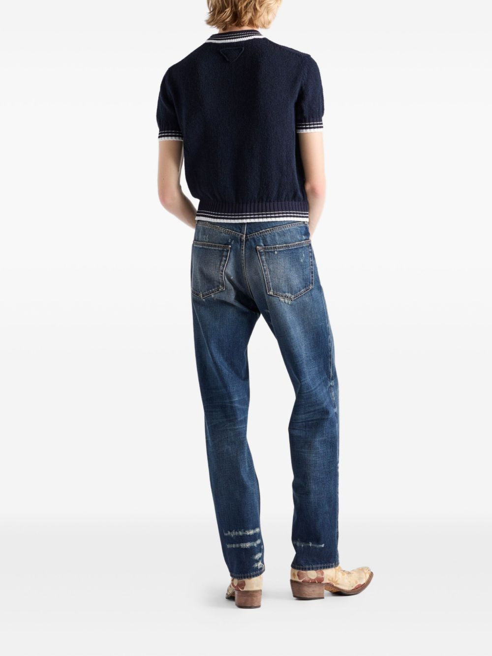 short-sleeve knit top - 3