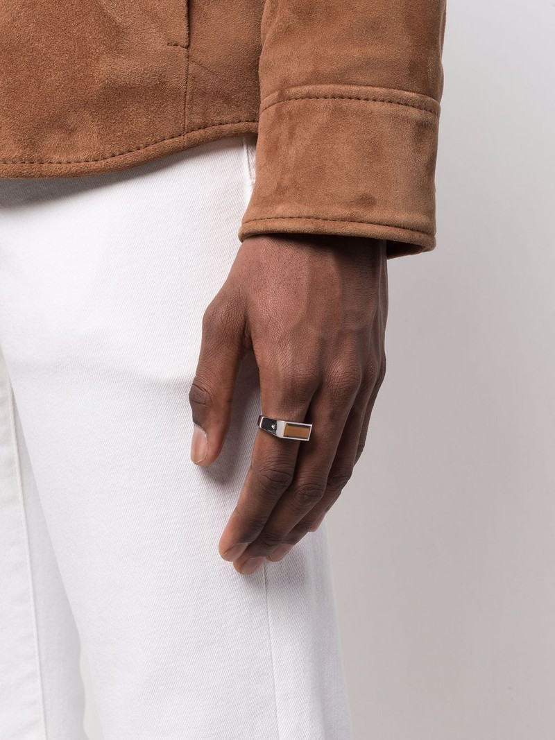 TOM WOOD peaky tiger eye ring outlook