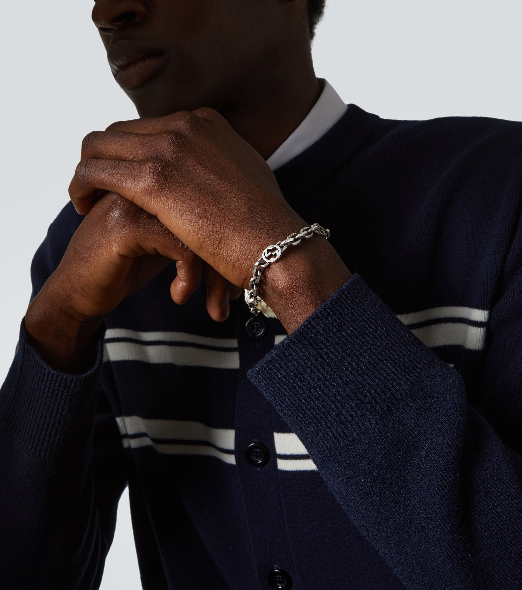 Silver Interlocking G bracelet - 2