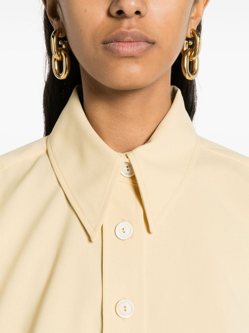 buttoned cropped shirt 5