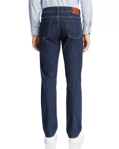 Canali Dark Wash Stretch Denim Straight Fit Jeans in Blue outlook