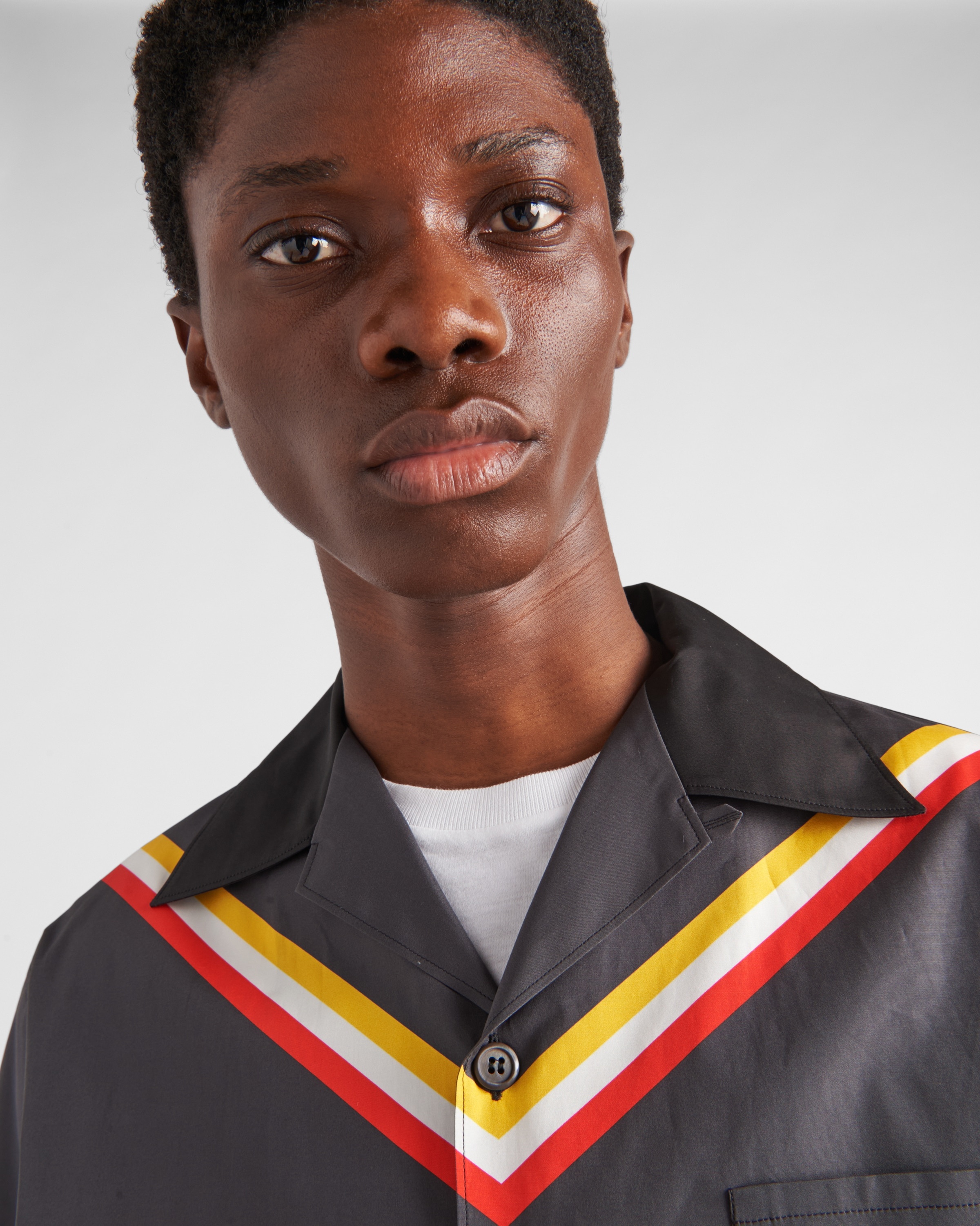 Short-sleeved cotton shirt - 3