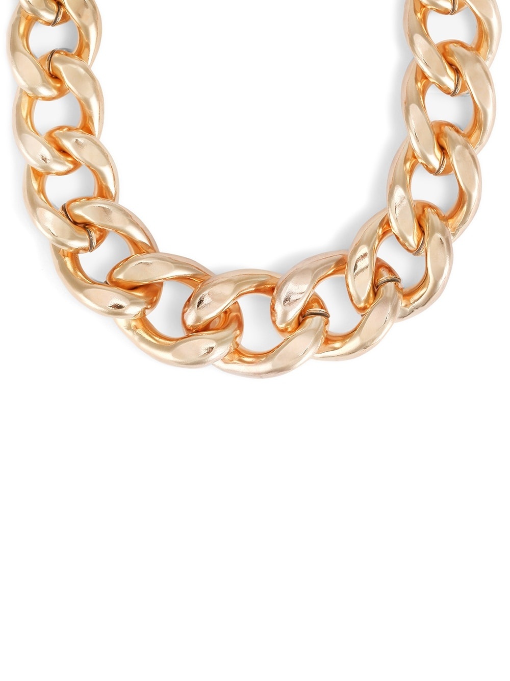 chunky curb-chain necklace - 2