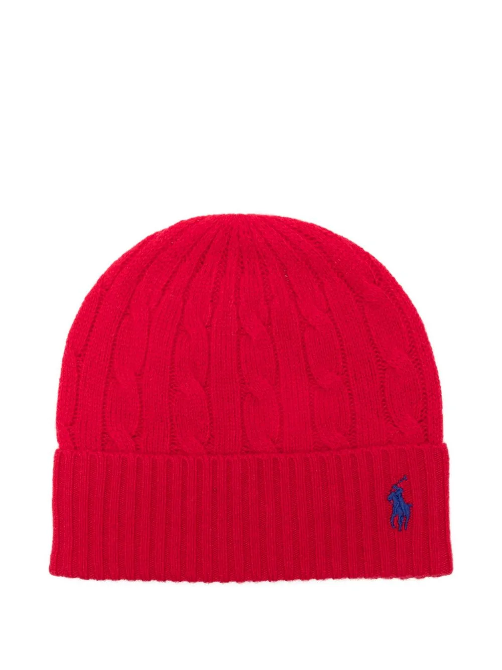 cable-knit beanie hat - 1