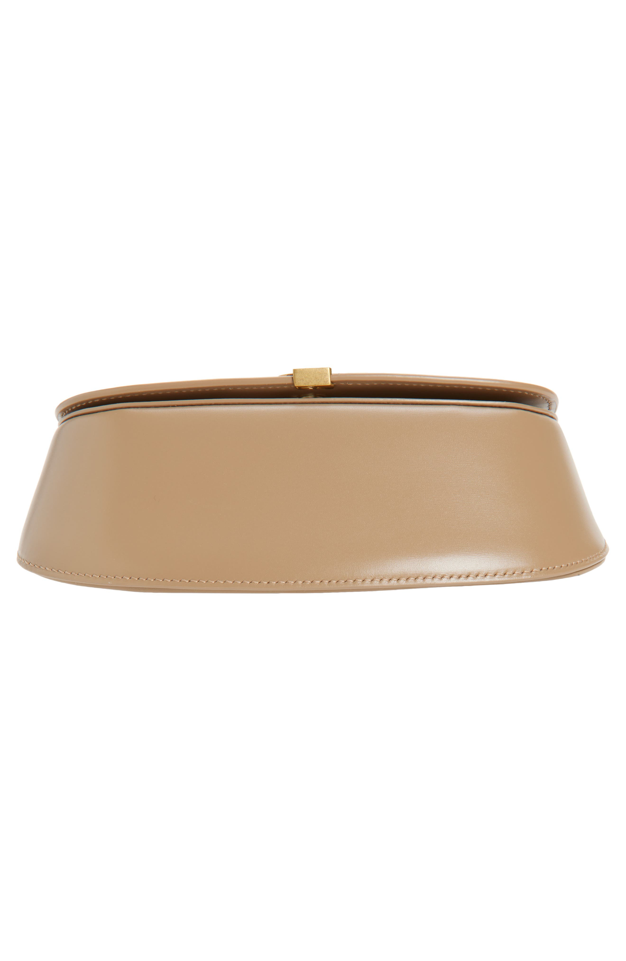 Saint Laurent Mini Voltaire Box Leather Top Handle Bag in Toffee at Nordstrom - 6
