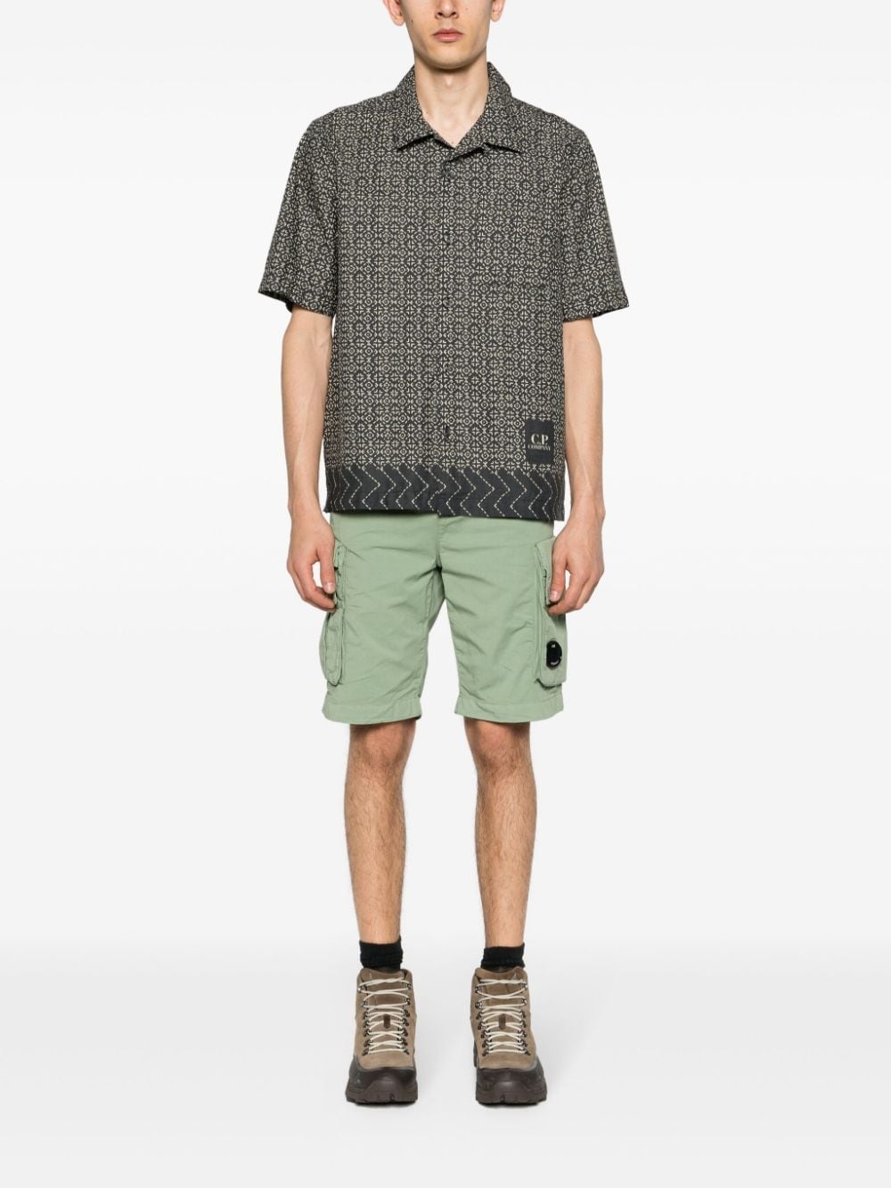 baja-print cotton shirt - 2