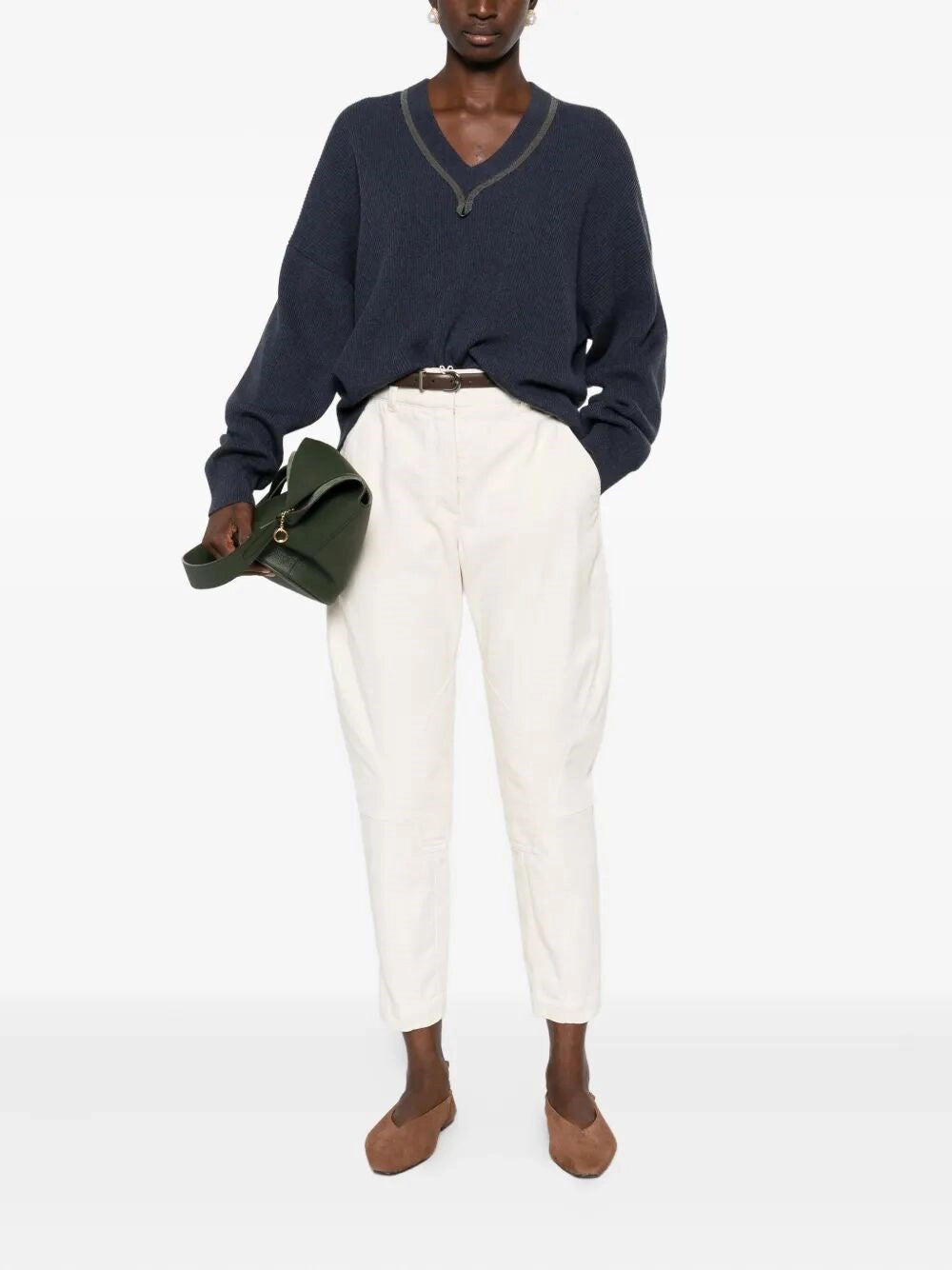 Brunello Cucinelli Women Dyed Pants - 2