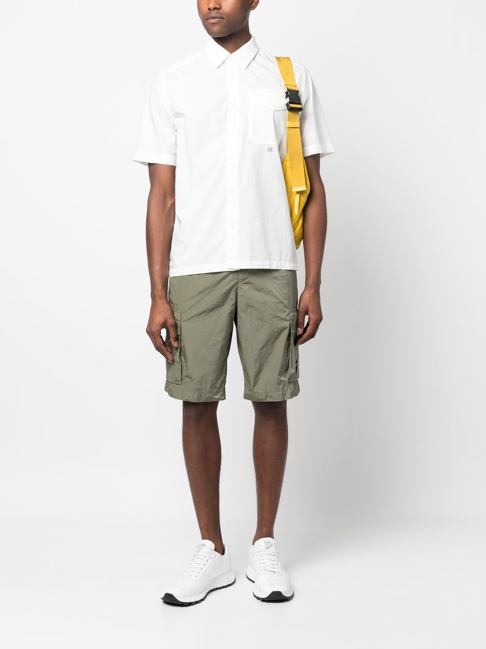 short-sleeve buttoned cotton shirt - 2